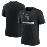 Colorado Rockies Nike Logo Tri-Blend T-Shirt for sale