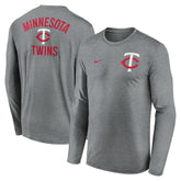 Minnesota Twins Nike 2-Hit Legend Dri-FIT Long Sleeve T-Shirt Discount