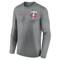 Minnesota Twins Nike 2-Hit Legend Dri-FIT Long Sleeve T-Shirt Discount