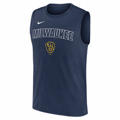 Milwaukee Brewers Nike Knockout Dri-FIT Muscle Tank Top for sale