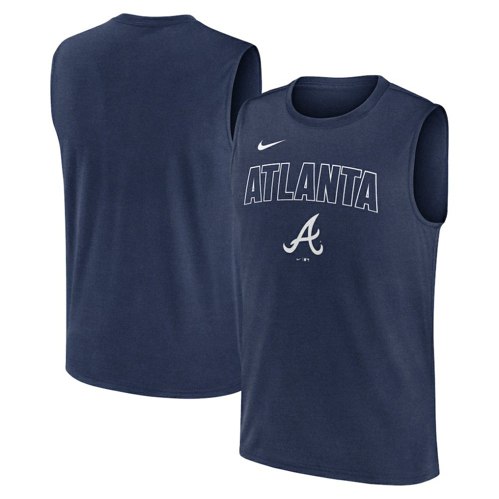 Atlanta Braves Nike Knockout Dri-FIT Muscle Tank Top for sale