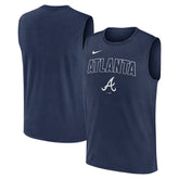 Atlanta Braves Nike Knockout Dri-FIT Muscle Tank Top for sale