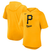 Pittsburgh Pirates Nike Tri-Blend Hoodie T-Shirt Outlet