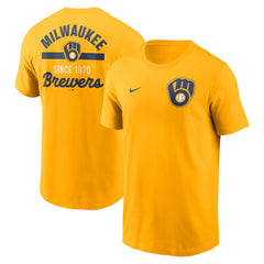 Milwaukee Brewers Nike 2-Hit T-Shirt Discount