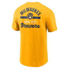 Milwaukee Brewers Nike 2-Hit T-Shirt Discount