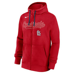 St. Louis Cardinals Nike Knockout Script Full-Zip Hoodie Online