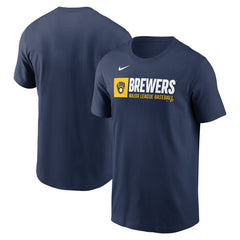 Milwaukee Brewers Nike Team Block T-Shirt Sale