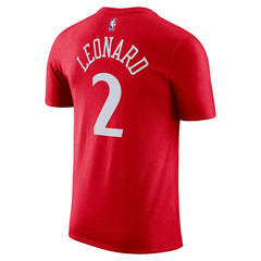 Kawhi Leonard LA Clippers Jordan Brand Statement Edition Name & Number T-Shirt Red