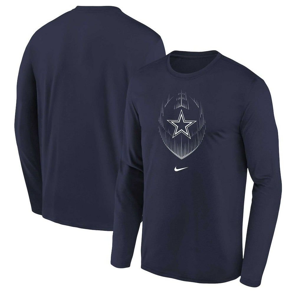 Dallas Cowboys Preschool Legend Icon Long Sleeve T-Shirt - Navy - Nike