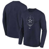 Dallas Cowboys Preschool Legend Icon Long Sleeve T-Shirt - Navy - Nike
