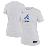 Atlanta Braves Nike Women's Authentic Collection City Connect Velocity Dri-FIT T-Shirt Outlet