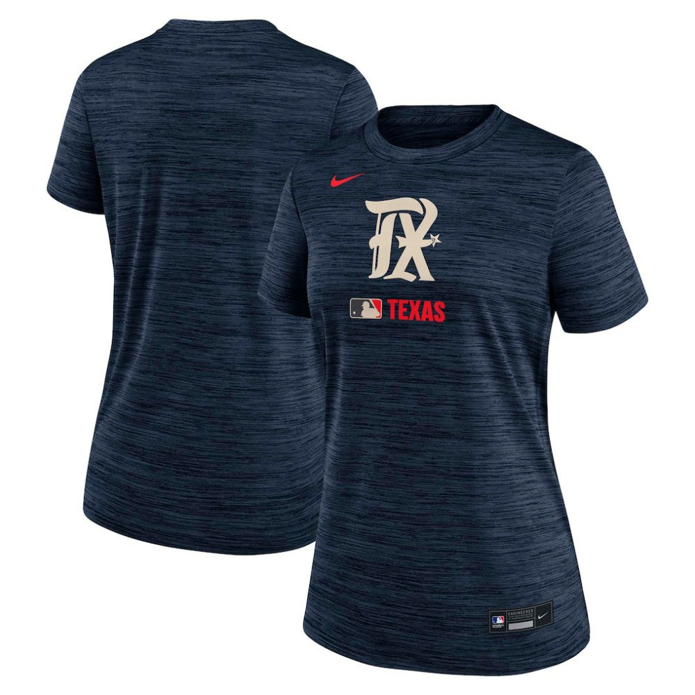 Texas Rangers Nike Women's Authentic Collection City Connect Velocity Dri-FIT T-Shirt Online