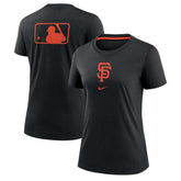 San Francisco Giants Nike Women's Authentic Collection Early Work Tri-Blend T-Shirt Sale