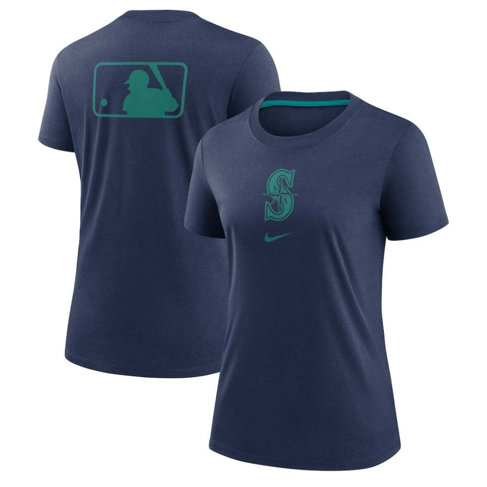 Seattle Mariners Nike Women's Authentic Collection Early Work Tri-Blend T-Shirt Near Me