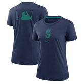 Seattle Mariners Nike Women's Authentic Collection Early Work Tri-Blend T-Shirt Near Me
