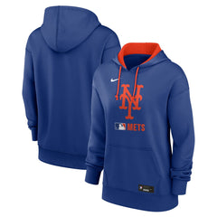New York Mets Nike Women's Authentic Collection Therma-FIT Hoodie Discount