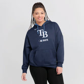 Tampa Bay Rays Nike Women's Authentic Collection Therma-FIT Hoodie Discount