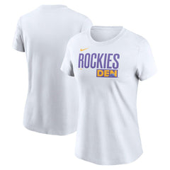 Colorado Rockies Nike Women's 2025 City Connect Wordmark T-Shirt Outlet