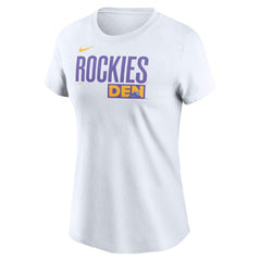 Colorado Rockies Nike Women's 2025 City Connect Wordmark T-Shirt Outlet
