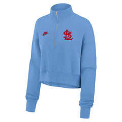 St. Louis Cardinals Nike Women's Cooperstown Collection Phoenix Fleece Half-Zip Sweatshirt Online