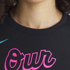 Miami Marlins Nike Women's 2025 City Connect Flowy Fashion Tri-Blend Dri-FIT T-Shirt for sale