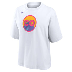 Colorado Rockies Nike Women's 2025 City Connect Logo Boxy T-Shirt Online