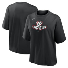 Chicago White Sox Nike Women's 2025 City Connect Logo Boxy T-Shirt Online