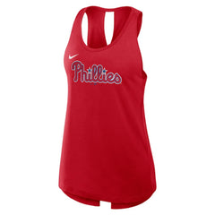 Philadelphia Phillies Nike Open-Back Crisscross Dri-FIT Tank Top Sale
