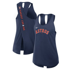 Houston Astros Nike Open-Back Crisscross Dri-FIT Tank Top Near Me