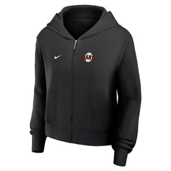 San Francisco Giants Nike Women's Cropped Chill Full-Zip Hoodie Discount
