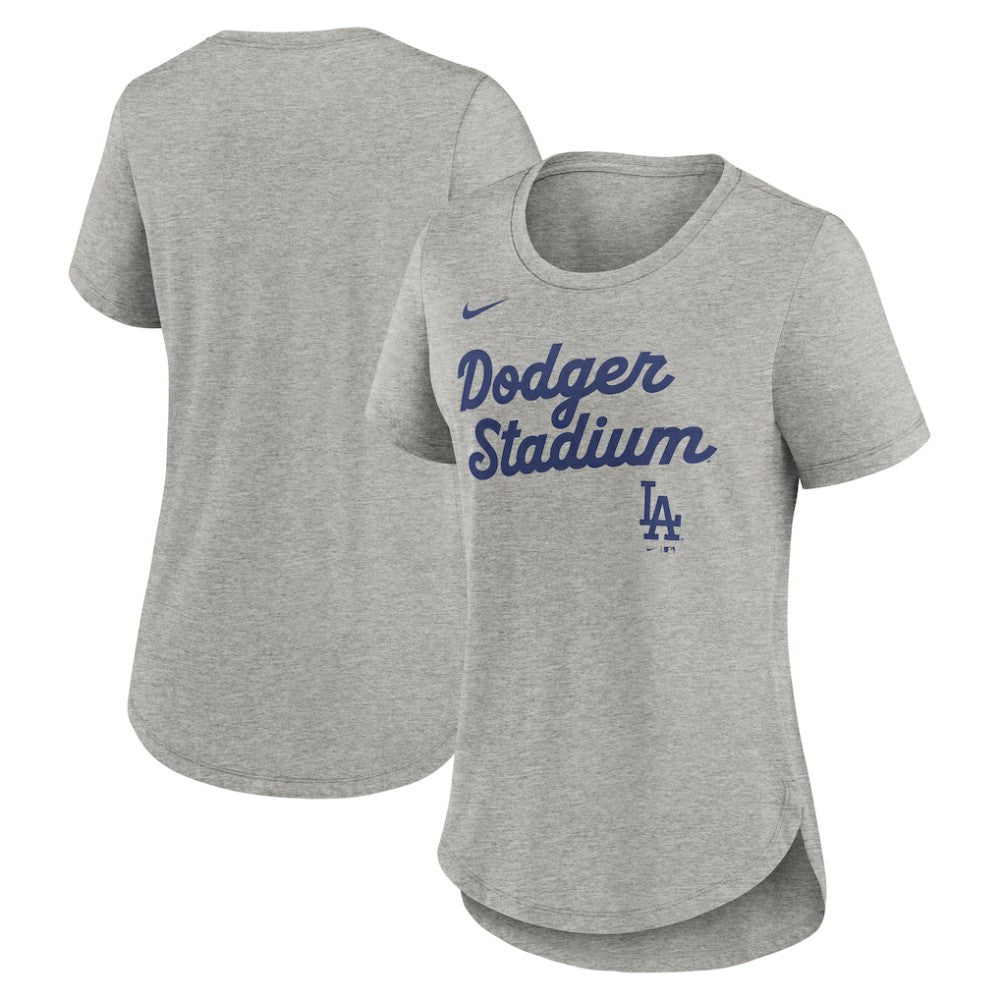 Los Angeles Dodgers Nike Women's Script Tri-Blend T-Shirt Online