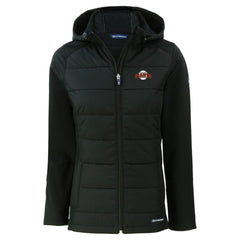 San Francisco Giants Cutter & Buck Women's Evoke Hybrid Eco Softshell Recycled Full-Zip Hoodie Jacket Outlet