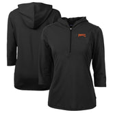 Pittsburgh Pirates Cutter & Buck Women's DryTec Virtue Eco Pique Recycled 3/4-Sleeve Half-Zip Pullover Hoodie Outlet