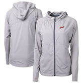 Detroit Tigers Cutter & Buck Women's Adapt Eco Knit Hybrid Recycled Full-Zip Hoodie Sale