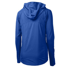 Los Angeles Dodgers Cutter & Buck Women's Adapt Eco Knit Hybrid Recycled Full-Zip Hoodie Outlet