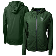 Athletics Cutter & Buck Women's Adapt Eco Knit Hybrid Recycled Full-Zip Hoodie Near Me