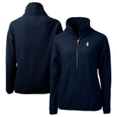 Chicago Cubs Cutter & Buck Women's Cooperstown Collection Cascade Eco Sherpa Fleece Half-Zip Pullover Jacket Discount