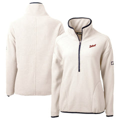 Detroit Tigers Cutter & Buck Women's Cascade Eco Sherpa Fleece Half-Zip Pullover Jacket Online