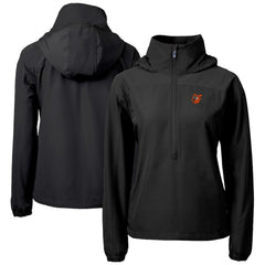Baltimore Orioles Cutter & Buck Women's Charter Eco Recycled Half-Zip Anorak Jacket Outlet