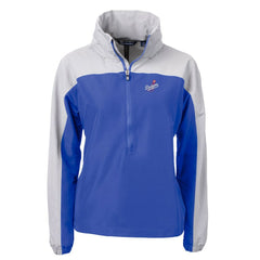 Los Angeles Dodgers Cutter & Buck Women's Charter Eco Recycled Half-Zip Anorak Jacket Discount