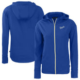 Kansas City Royals Cutter & Buck Women's Daybreak Eco Recycled Full-Zip Hoodie Jacket for sale
