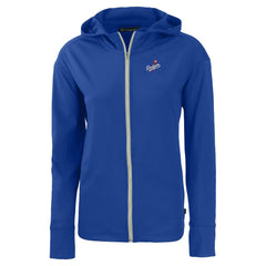 Los Angeles Dodgers Cutter & Buck Women's Daybreak Eco Recycled Full-Zip Hoodie Jacket Outlet