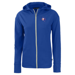 Texas Rangers Cutter & Buck Women's Cooperstown Collection Daybreak Eco Recycled Full-Zip Hoodie Jacket Online
