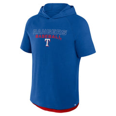 Texas Rangers Fanatics Clubhouse Optimal Play Raglan Hoodie T-Shirt Discount