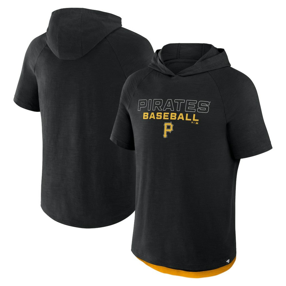 Pittsburgh Pirates Fanatics Clubhouse Optimal Play Raglan Hoodie T-Shirt Sale