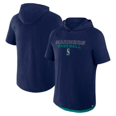 Seattle Mariners Fanatics Clubhouse Optimal Play Raglan Hoodie T-Shirt for sale