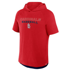 St. Louis Cardinals Fanatics Clubhouse Optimal Play Raglan Hoodie T-Shirt for sale