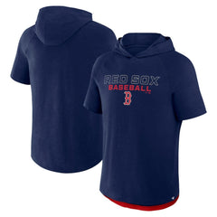 Boston Red Sox Fanatics Clubhouse Optimal Play Raglan Hoodie T-Shirt for sale
