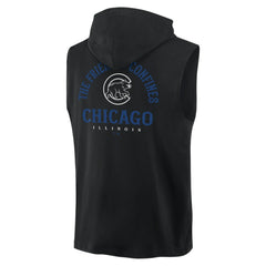 Chicago Cubs Fanatics Fire Speed Sleeveless Pullover Hoodie Sale