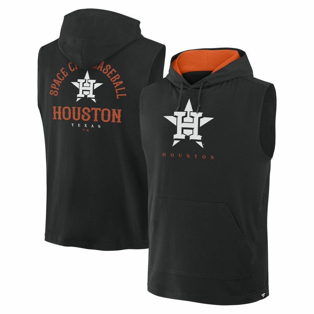 Houston Astros Fanatics Fire Speed Sleeveless Pullover Hoodie Online